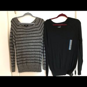 Black & Grey Sweater Set